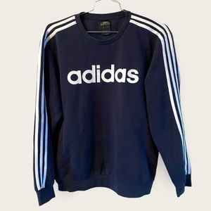 Adidas -Sweatshirt Hoodie Men’s Blue /White